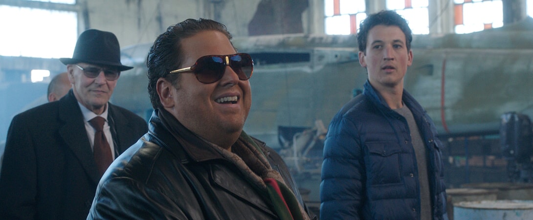 ANDREI FINTI as Yili Pinari, JONAH HILL as Efraim and MILES TELLER as David in Warner Bros. Pictures' comedic drama (based on true events) "WAR DOGS," a Warner Bros. Pictures release.