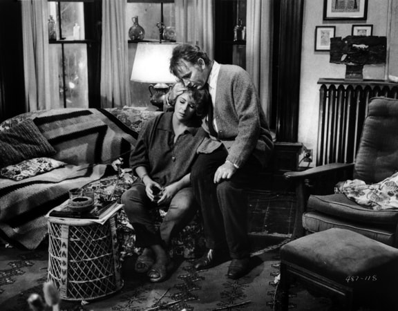 elizabeth taylor and richard burton in who's afraid of virginia woolf